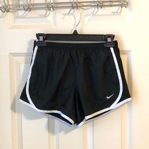 Nike Running Shorts - Girls Size Large - Black and White